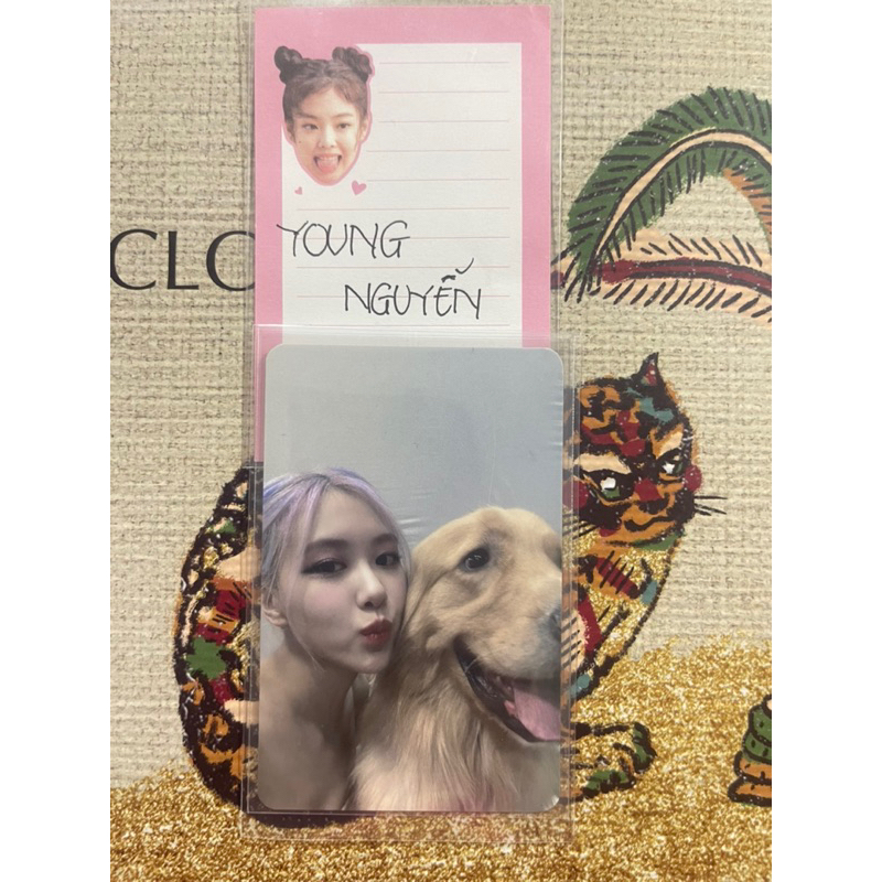 CARD ROSÉ BLACKPINK