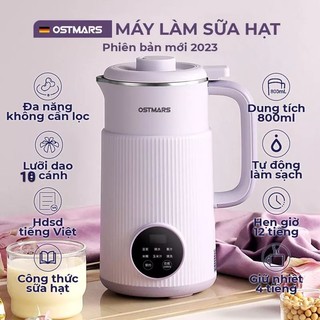 Máy làm sữa hạt chính hãng ostmars 10 lưỡi dao