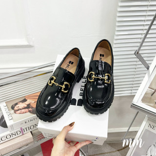 GIÀY MOCA DA BÓNG TAG VÀNG ĐẾ CAO