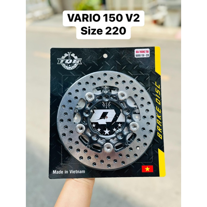 Đĩa thắng TQ6 220mm 5lỗ gắn Vario 150