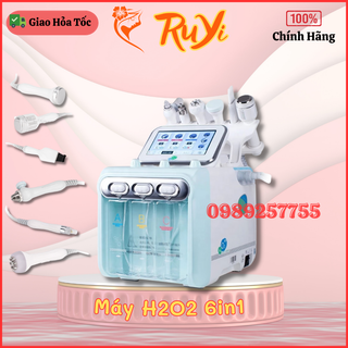 Máy chăm sóc da h2o2 6 chức năng cho spa | may 6in1 spa