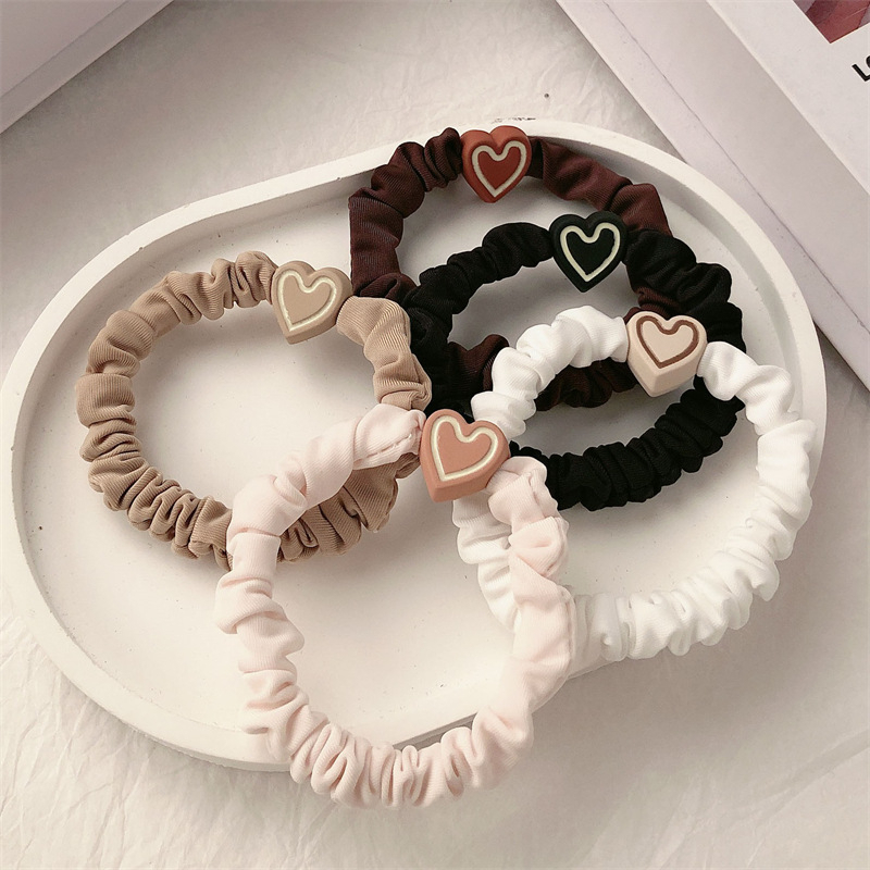Thun cột tóc nữ Hàn Quốc dễ thương iLita phụ kiện buộc tóc đẹp nhiều màu xanh, đỏ, tím, vàng, trắng, đen