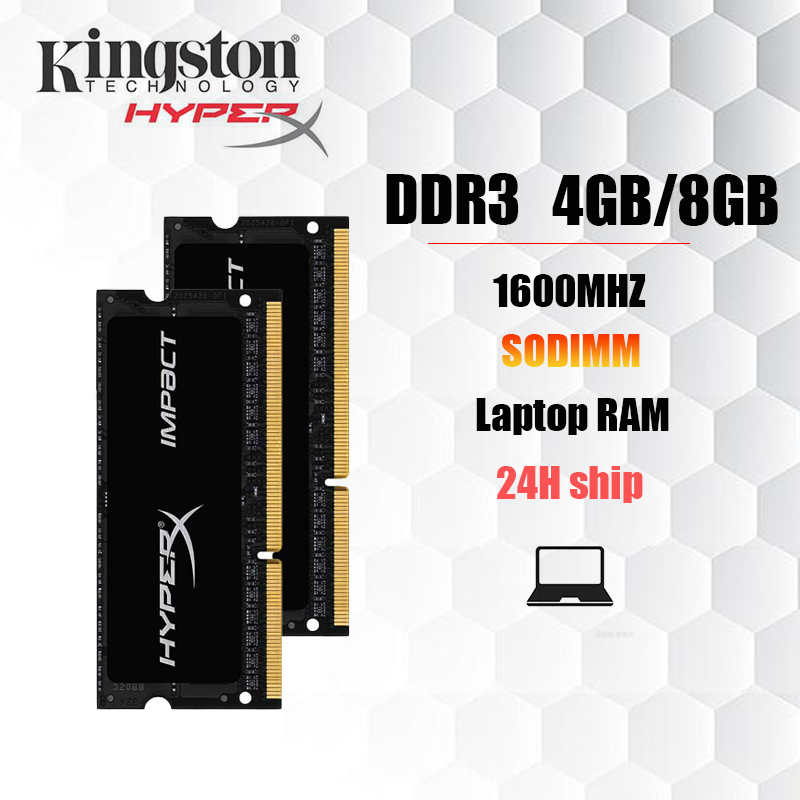 【Ship hàng tận nơi 24H】Kingston Hyperx 4GB/8GB Laptop RAM  DDR3L DDR3  1600MHZ SODIMM  memory for notebok | BigBuy360 - bigbuy360.vn