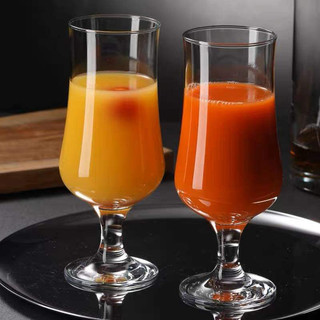 Ly thủy tinh, ly pha chế trà, sinh tố, nước ép ... có chân eo dung tích 420ml