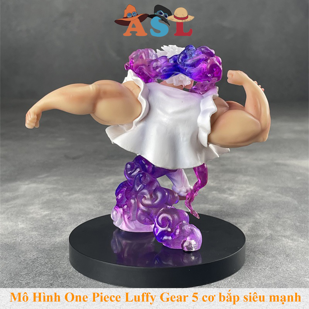 Mô Hình Luffy Gear 5 Trạng thái cơ bắp siêu mạnh cao 10.5cm - Thế Giới Mô hình One Piece