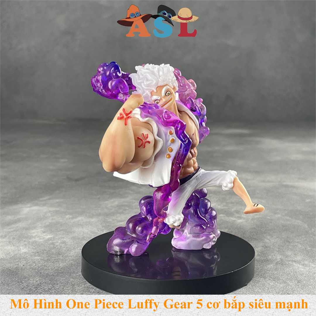Mô Hình Luffy Gear 5 Trạng thái cơ bắp siêu mạnh cao 10.5cm - Thế Giới Mô hình One Piece