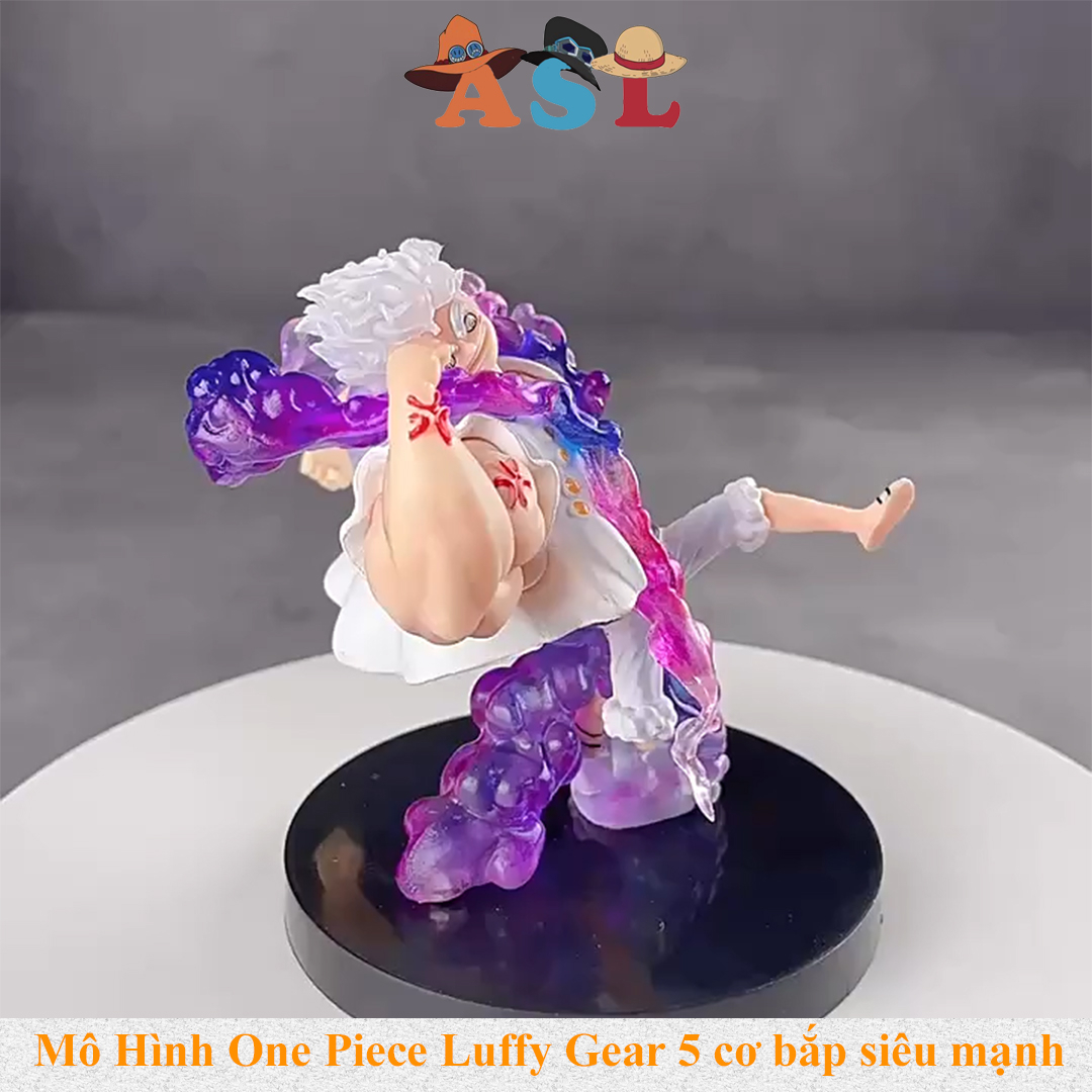 Mô Hình Luffy Gear 5 Trạng thái cơ bắp siêu mạnh cao 10.5cm - Thế Giới Mô hình One Piece
