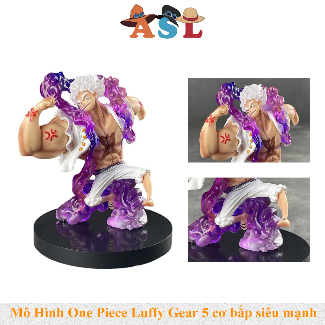 Mô Hình Luffy Gear 5 Trạng thái cơ bắp siêu mạnh cao 10.5cm - Thế Giới Mô hình One Piece