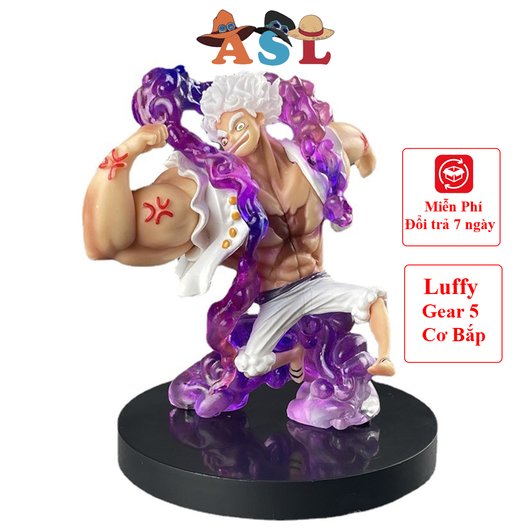 Mô Hình Luffy Gear 5 Trạng thái cơ bắp siêu mạnh cao 10.5cm - Thế Giới Mô hình One Piece