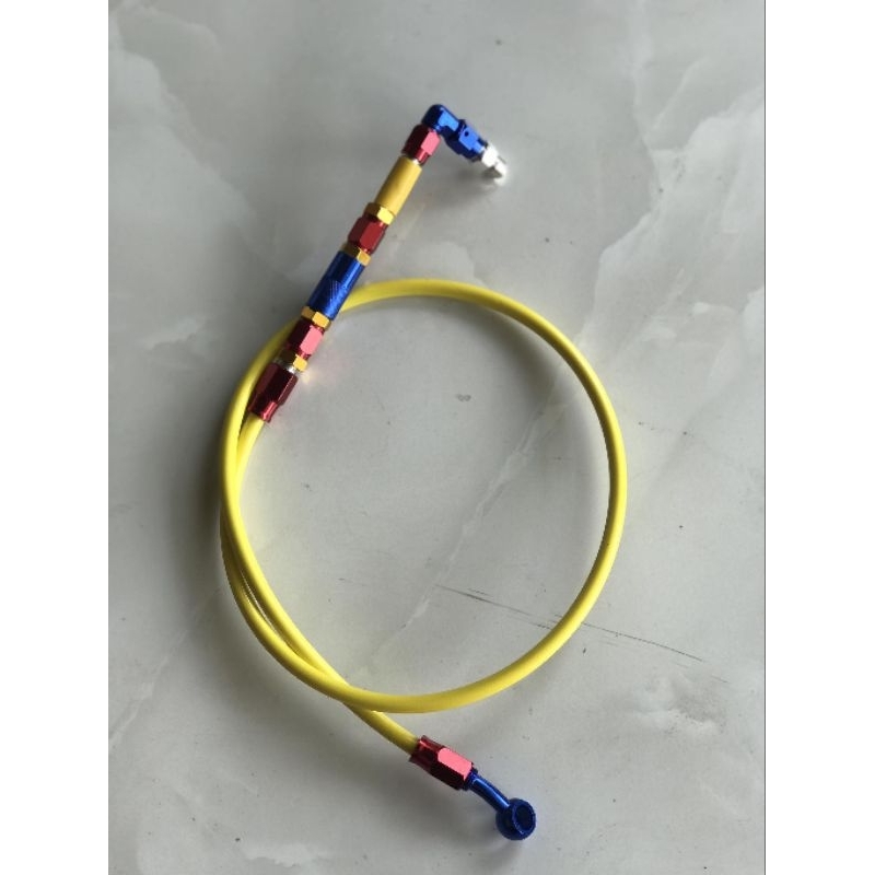 Dây dầu độ trước sau nhôm cnc 90° cho xe điện  xe máy