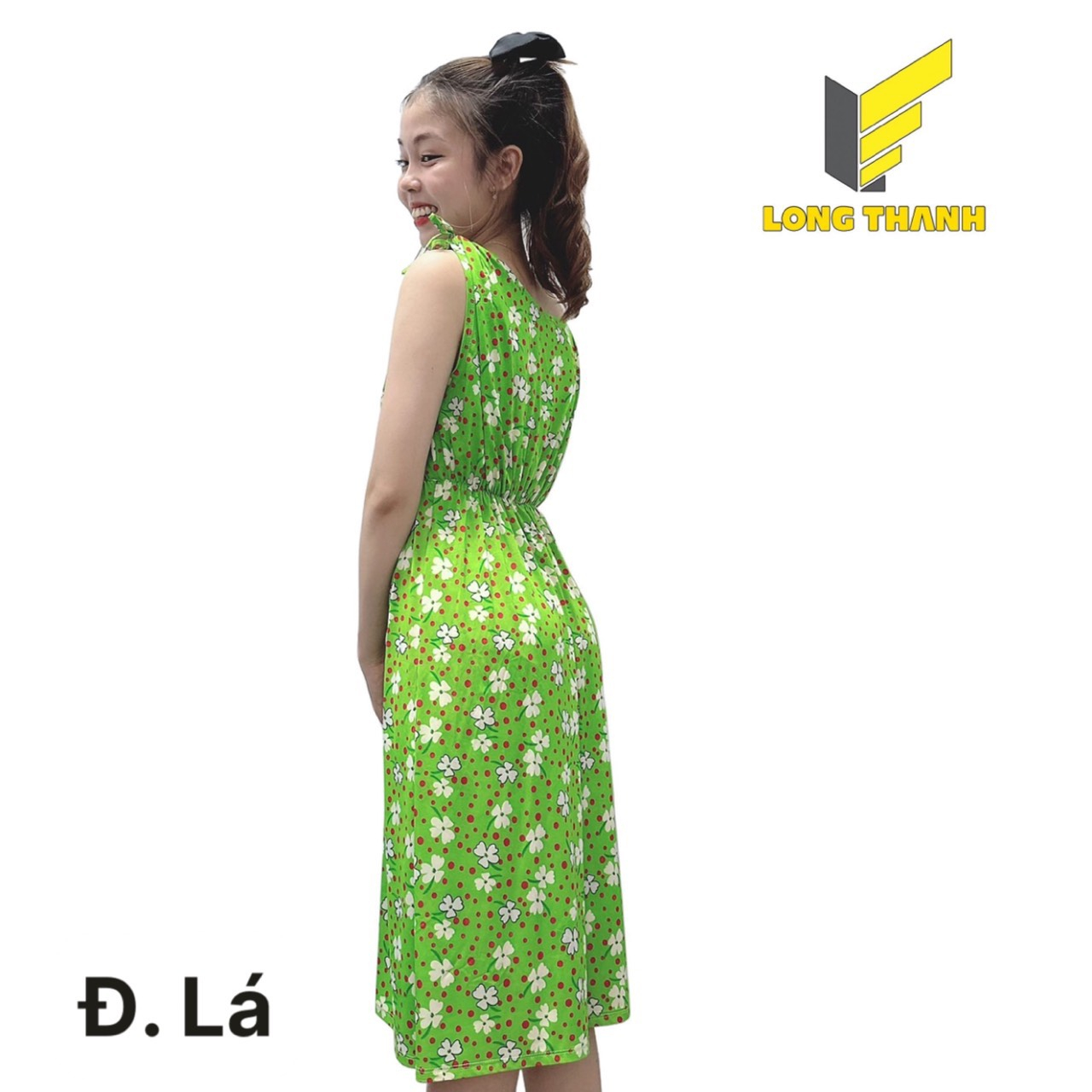 Đầm Nữ - Thun Hoa Lạnh, Có Giãn 4 Chiều, Không Nhăn, Không Xù - Long Thanh Sport