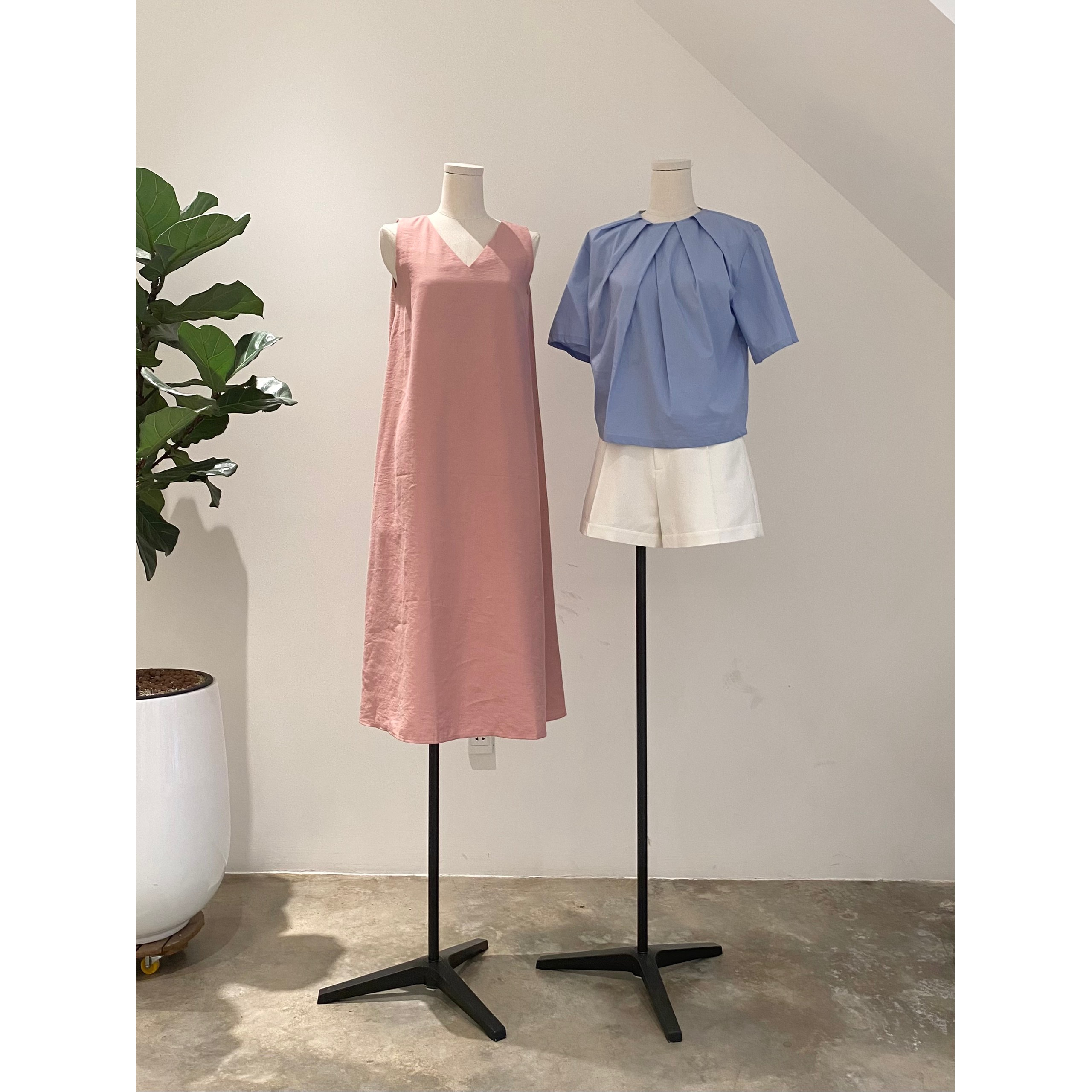 Nosbyn - Đầm Linen Sát Nách - N302-D003