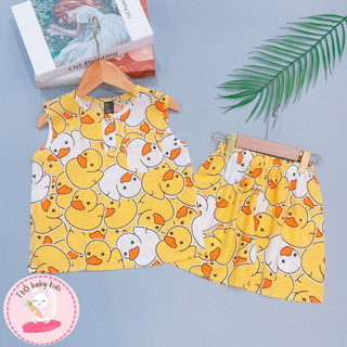 Bộ lanh, tole sát nách bé trai shop thỏ baby kids