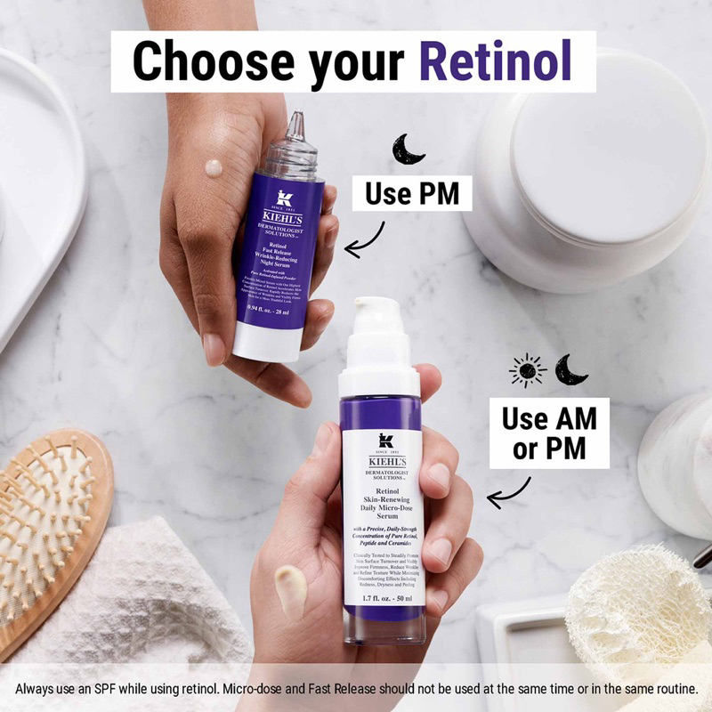 Serum dưỡng Kiehls Micro-Dose Anti-Aging Retinol Serum with Ceramides and Peptide