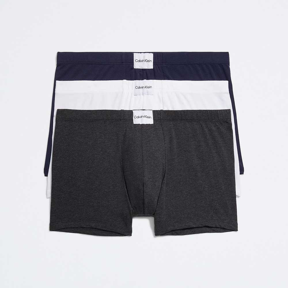 Set 3 quần lót nam Calvin Klein Pure Cotton Stretch Blend Trunk