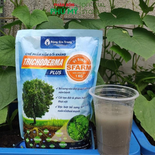 Chế phẩm nấm đối kháng Trichoderma plus Sfarm - Gói 1kg