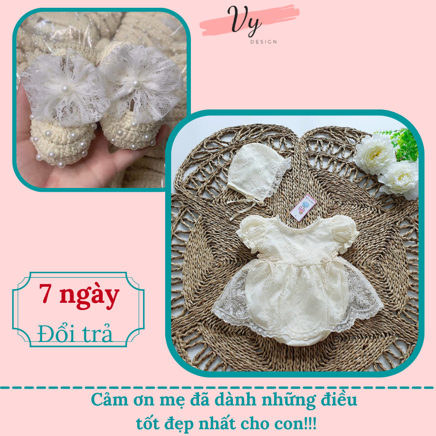 Set Váy Bé Gái Kèm Giầy Công Chúa, Váy Cho Bé Thiết Kế Cao Cấp Chất Đẹp, Đầm Đầy Tháng, Váy Body Công Chúa