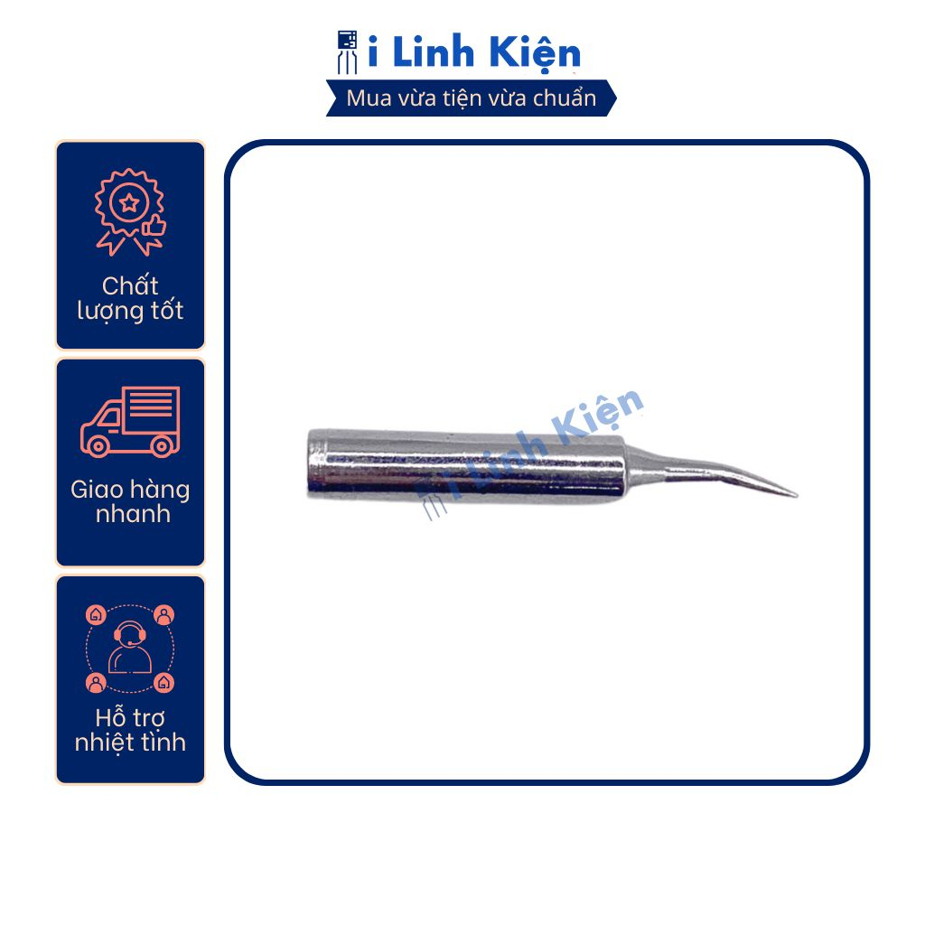 Mũi hàn cong 900M-TI cho đầu mỏ hàn 936