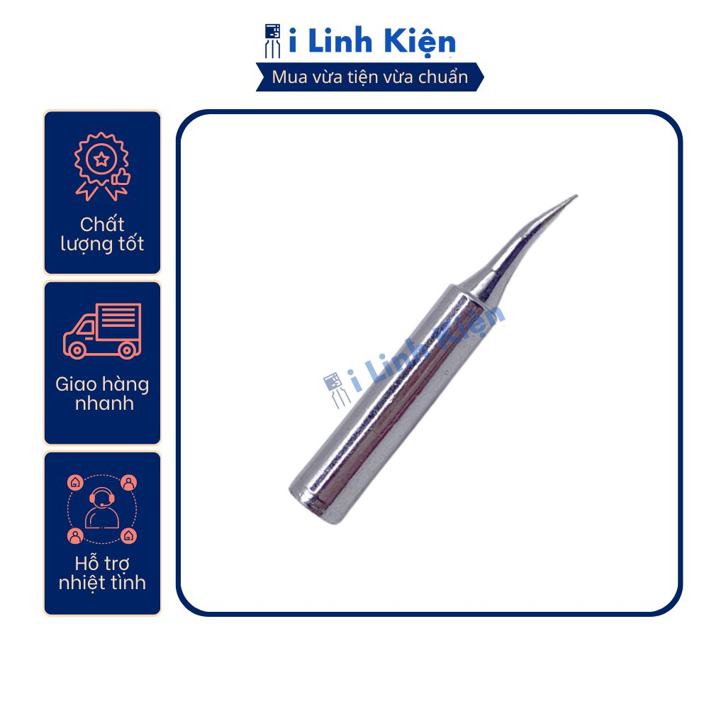 Mũi hàn cong 900M-TI cho đầu mỏ hàn 936