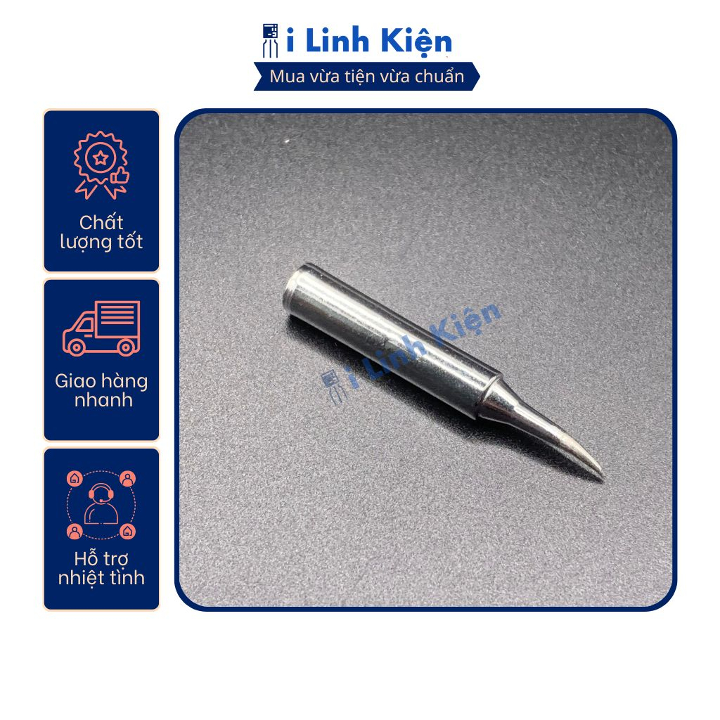 Mũi hàn cong 900M-TI cho đầu mỏ hàn 936