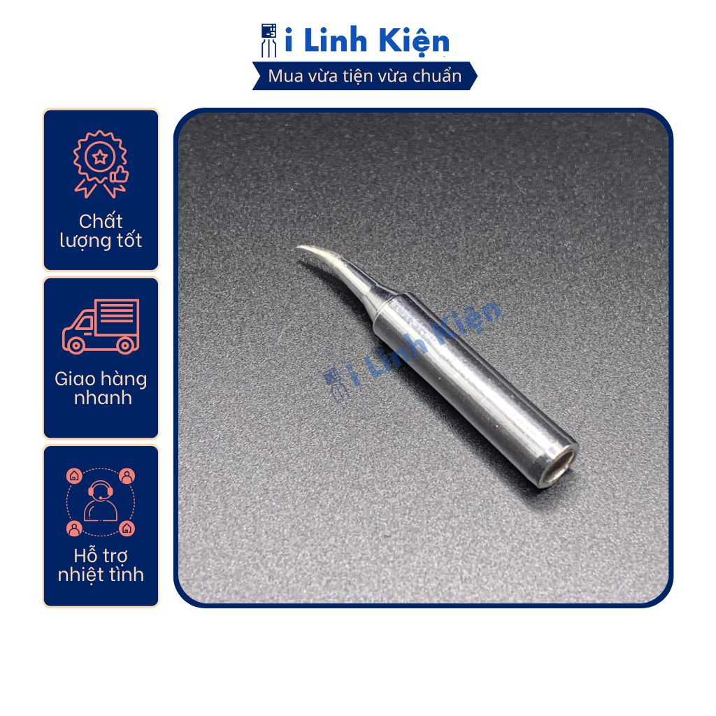 Mũi hàn cong 900M-TI cho đầu mỏ hàn 936