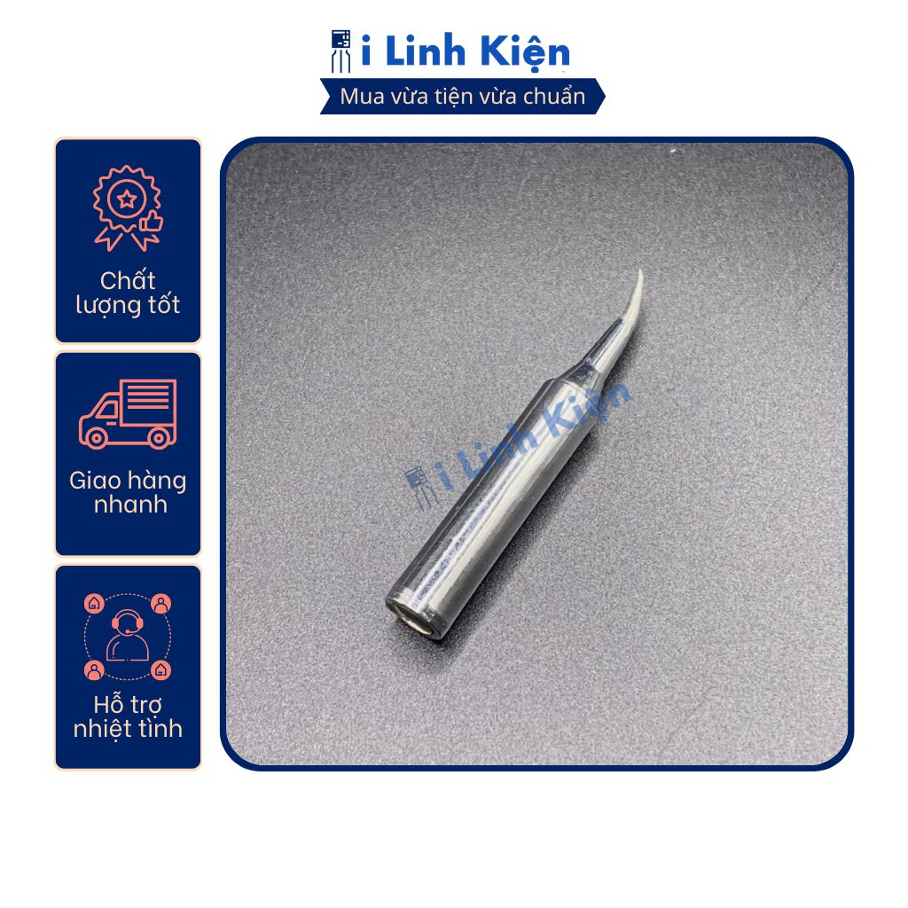 Mũi hàn cong 900M-TI cho đầu mỏ hàn 936