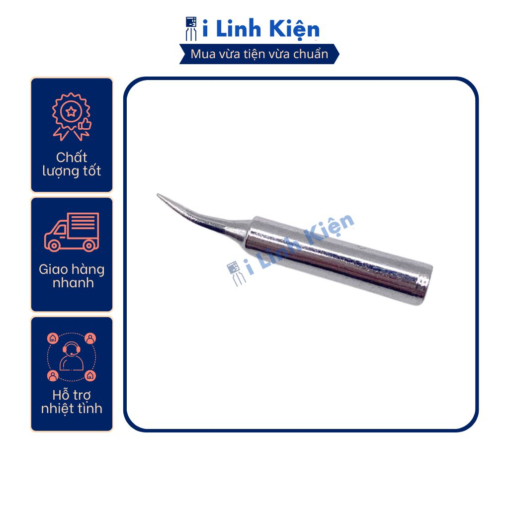 Mũi hàn cong 900M-TI cho đầu mỏ hàn 936