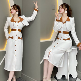 ( cũ ) Set Công Sở Phối Màu Cách Điệu T529 - Thanh Tự