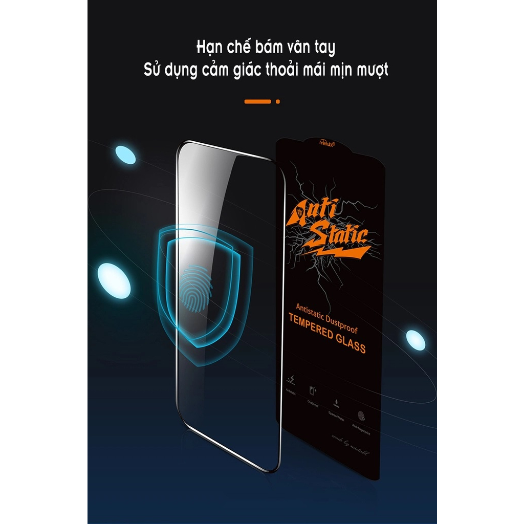 Kính cường lực Full màn Realme 5 5s 5i 6s 6 7i 7 8 8i 9 9i 2 3 Pro Plus 5G chống tĩnh điện