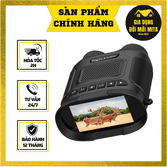 Ống nhòm kỹ thuật số DT29 hồng ngoại ban đêm, ảnh phân giải 40M FHD, quay video độ nét 2.5K UHD