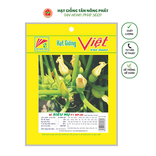 Hạt giống bí nụ ăn non, bí siêu nụ f1 np20 1gr