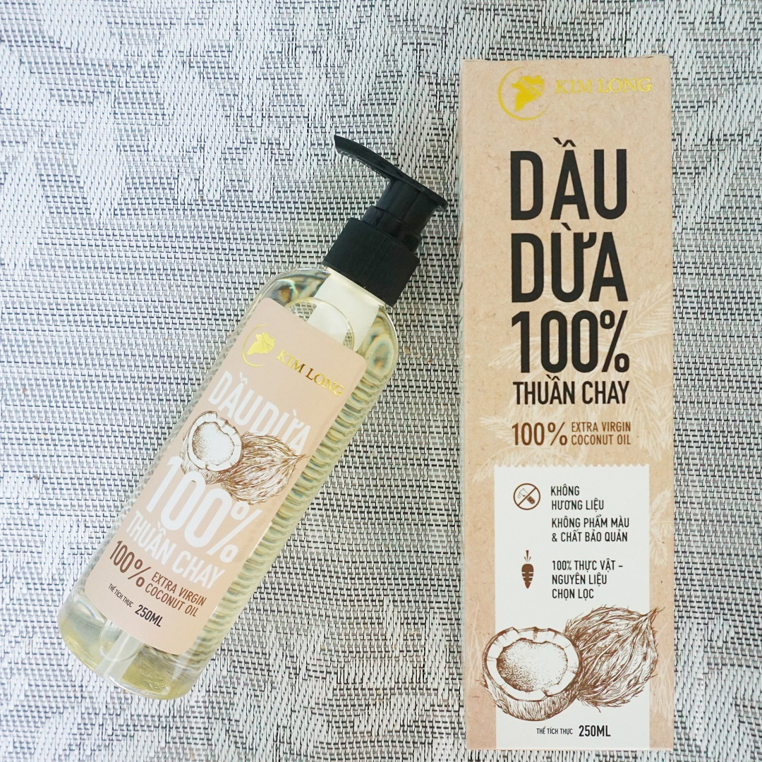 Dầu Dừa Nguyên Chất Organic 100% - Dầu Dừa Dưỡng Tóc, Dưỡng Mi, Ngăn Rạn Da, An Toàn Cho Mẹ Bầu & Bé