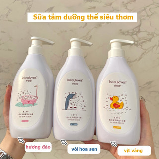 Sữa tắm JOEEYLOVES BATH siêu thơm hàng nội địa trung cao cấp Sữa Tắm Tạo Bọt Trắng Da Tẩy Da Chết Toàn Thân 