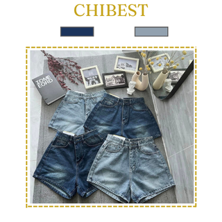 Quần short jean basic đơn giãn dễ phối đồ CHIBEST TNC52