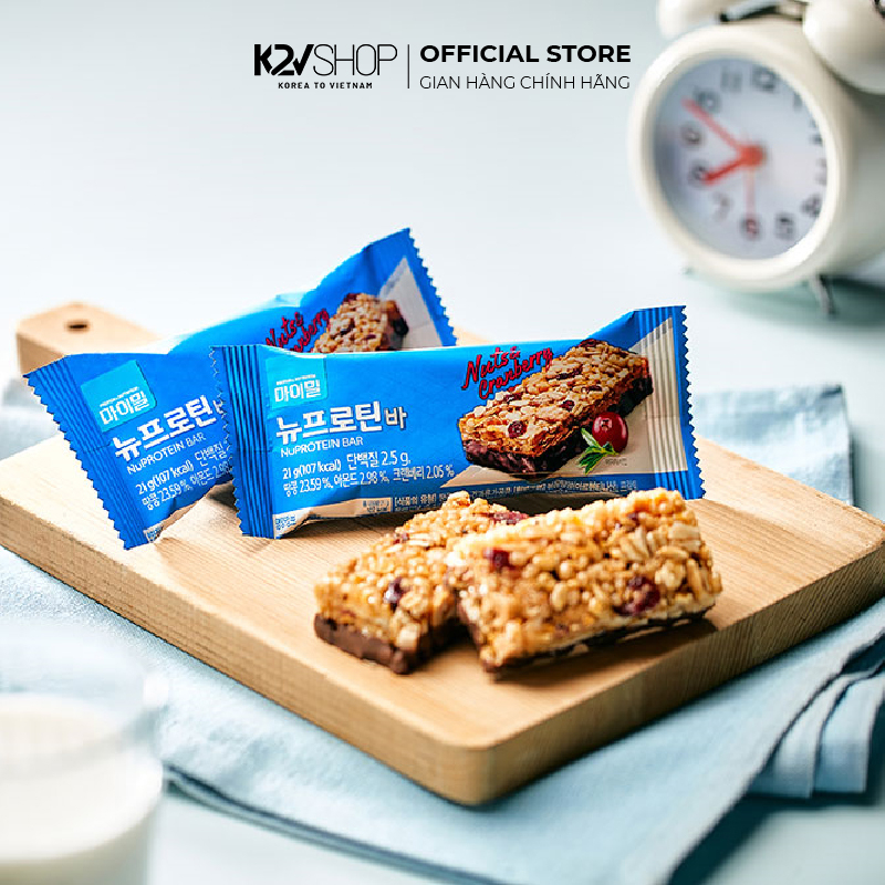 Bánh Mymeal Nu Protein Bar Daesang Wellife 21g- K2V Shop