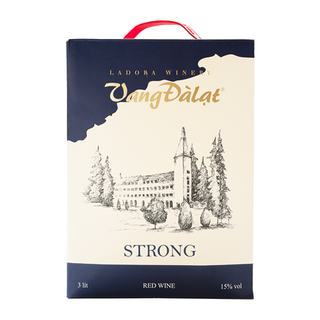 Hộp Rượu Vang 3 Lít - Rượu Vang Đà Lạt Strong Red Wine