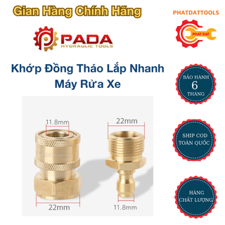 Khớp Đồng Tháo Lắp Nhanh Máy Rửa Xe Với Đầu Ra Dây Rửa Xe Áp Lực Cao
