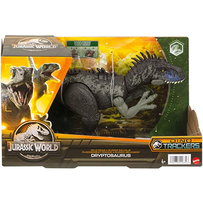 Đồ chơi mô hình khủng long Mattel Jurassic World Wild Roar Dryptosaurus