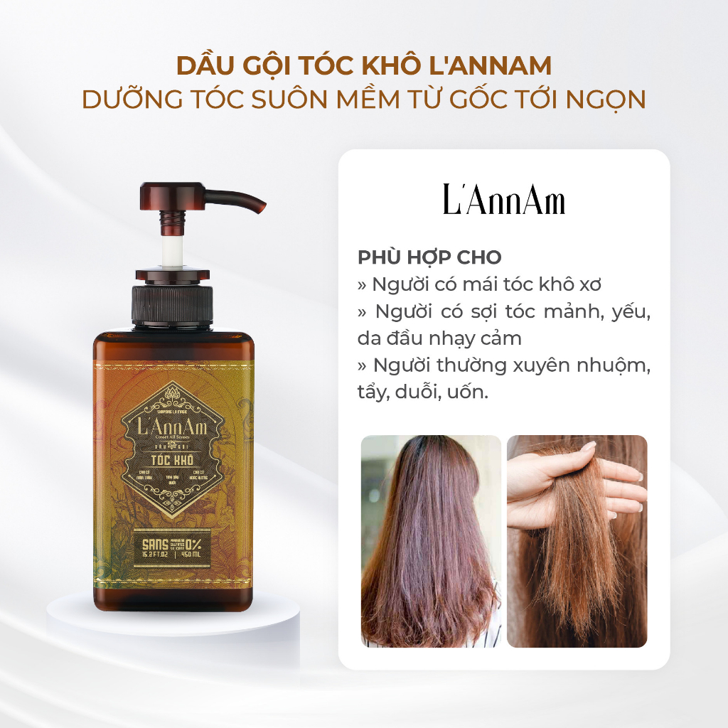 Dầu Gội Thiên Nhiên L'Annam 80ml