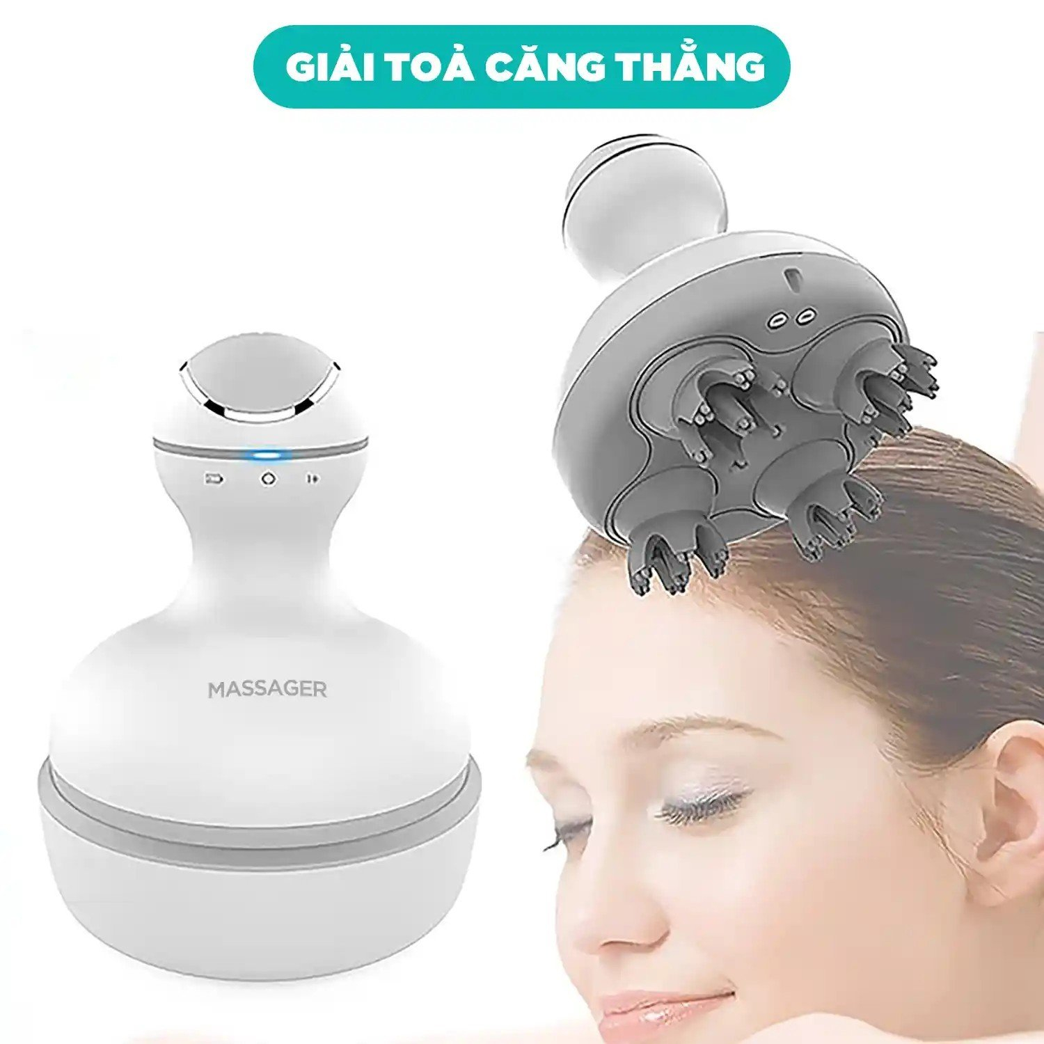 Máy massage đầu - cổ - mặt đa năng Feelex MS-701