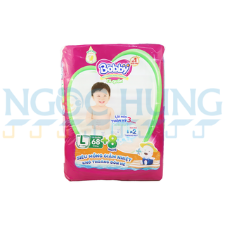 Tã quần Bobby size L 68 miếng (9-13kg)