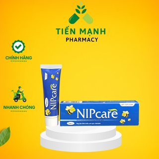 Kem bôi Nipcare - Hỗ trợ giảm nứt cổ gà, chăm sóc da cho bé, dưỡng môi hồng - tuýp 15g- NT Tiến Mạnh