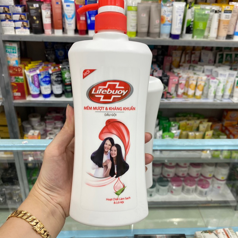Dầu Gội Lifebuoy Tóc Mềm Mượt/ Tóc Dày và Óng Ả 640g