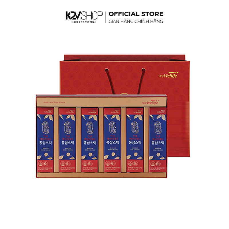 Hồng Sâm Red Ginseng Everyday Stick Daesang Wellife 10ml x 30 Gói - K2V Shop