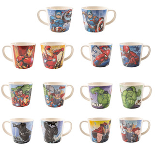 Ly Melamine tay cầm chịu nhiệt Marvel cho bé