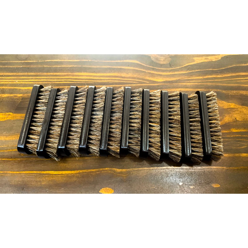 Bàn Chải Lông Ngựa Đánh Giày 15 cm - Bàn Chải Lông Ngựa đánh bóng giày, vệ sinh, làm sạch đồ da