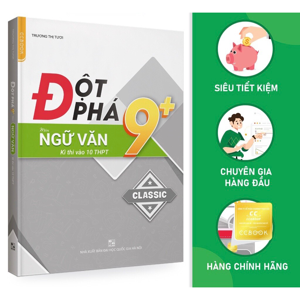 Sách - Đột Phá 9+ Kì Thi Vào Lớp 10 THPT Môn Tiếng Anh - Lớp 9 Ôn Thi Vào Lớp 10