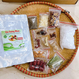 Chè dưỡng nhan tuyết yến giải khát thanh nhiệt gói 400g - chè dưỡng nhan tuyết yến, set nấu chè dưỡng nhan 400gr 13 vị