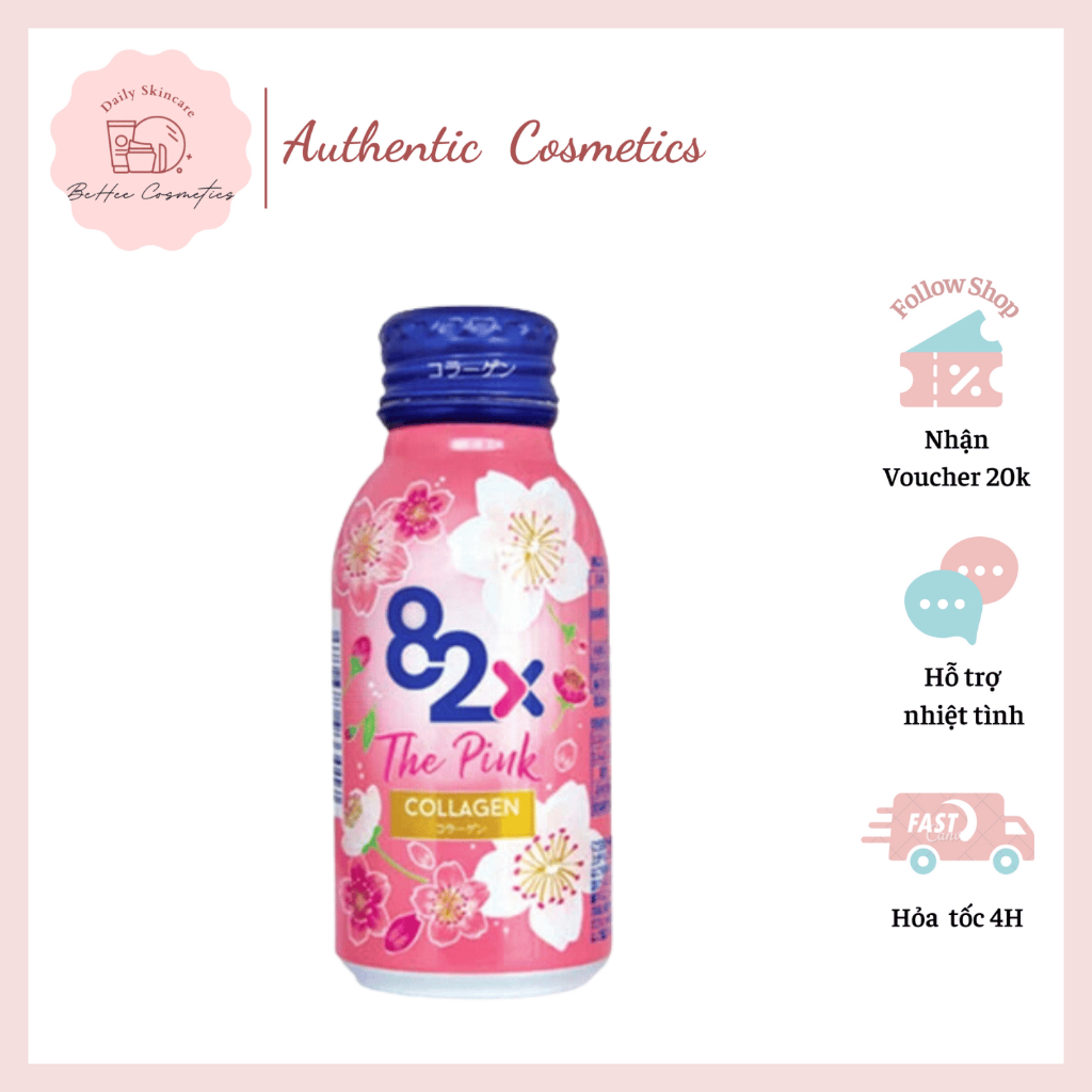 82X The Pink Collagen Nước Uống Đẹp Da Nhật Bản - Lẻ 1 Lọ