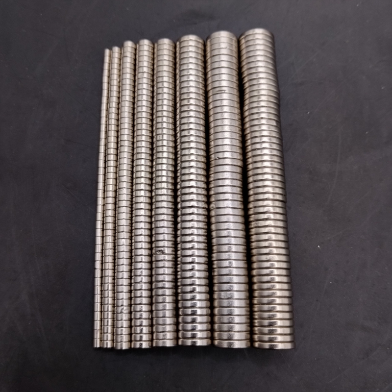 Nam châm tròn nhiều kích thước độ dày 2mm lực hút mạnh